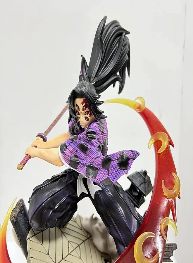 AUGEN Kokushibou Tsugikuni Kimetsu no Yaiba Action Figure Limited Edition for Car Dashboard, Decoration, Cake, Office Desk & Study Table (26cm)(Pack of 1) - Image 5